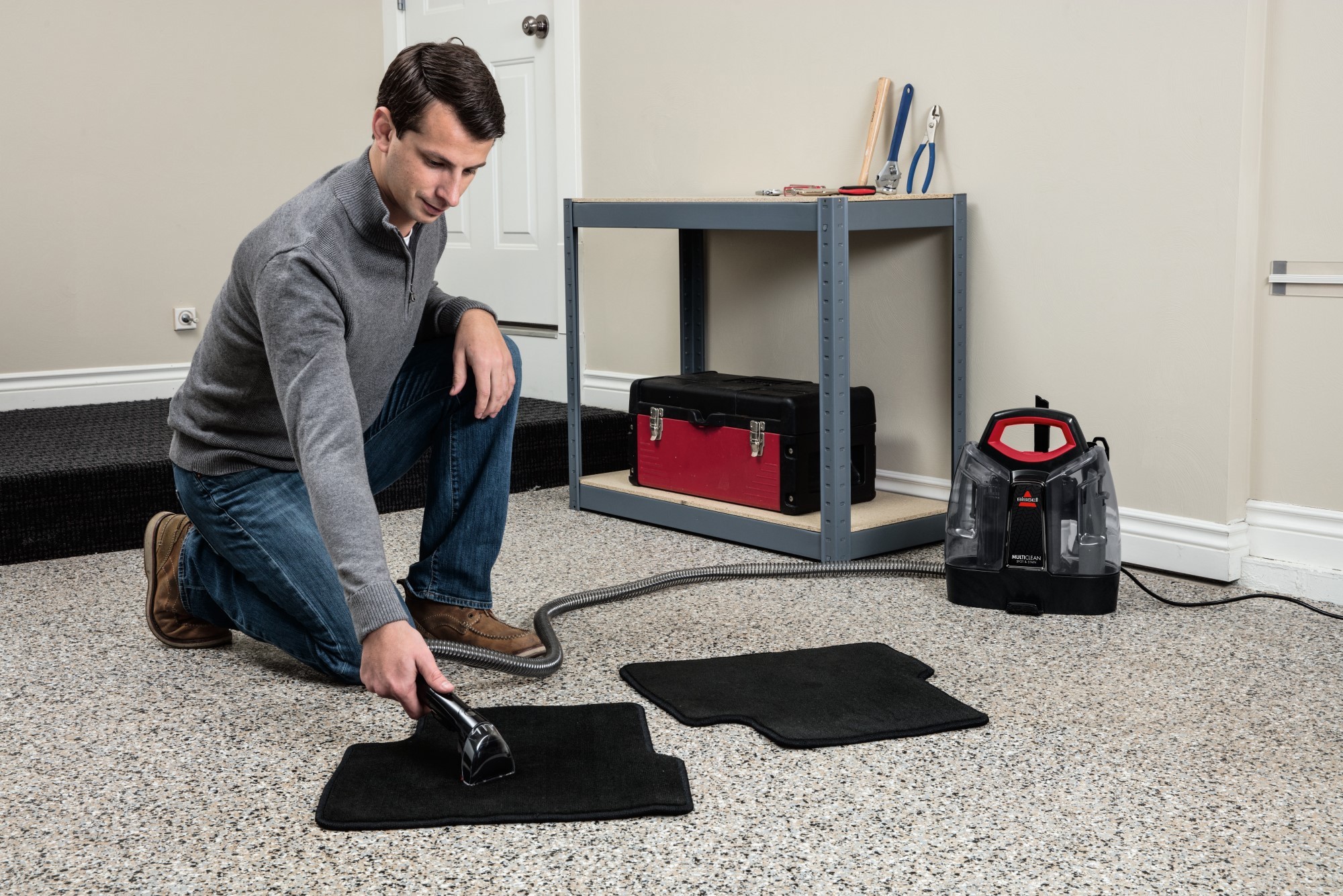 Nettoyeur de sol BISSELL ,MultiClean Spot & Stain, 330W, Noir - MULTICLEAN-SPOTSTAIN Nettoyeur de sol BISSELL ,MultiClean Spot & Stain, 330W, Noir - MULTICLEAN-SPOTSTAIN
