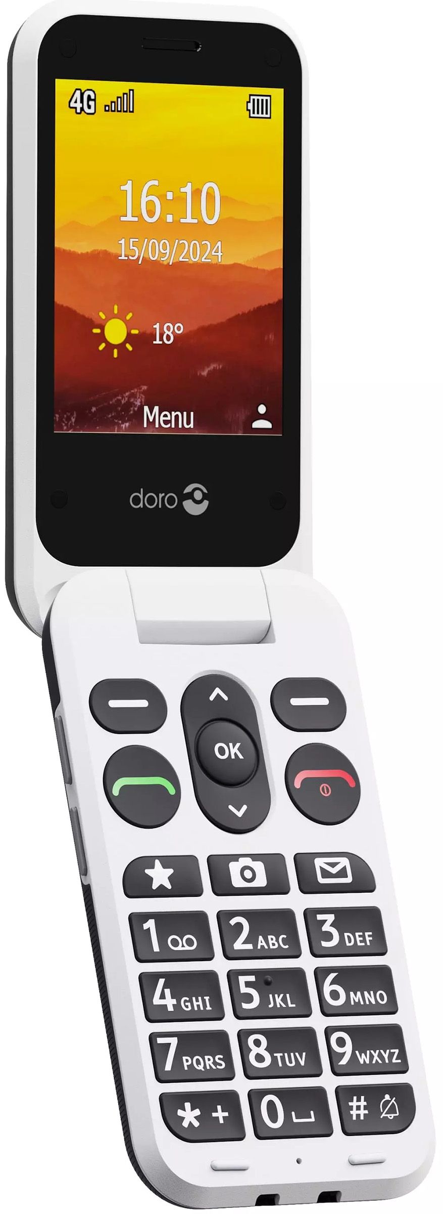 Téléphone mobile DORO Leva L20 4G 128Mo Noir LEVAL20NOIR