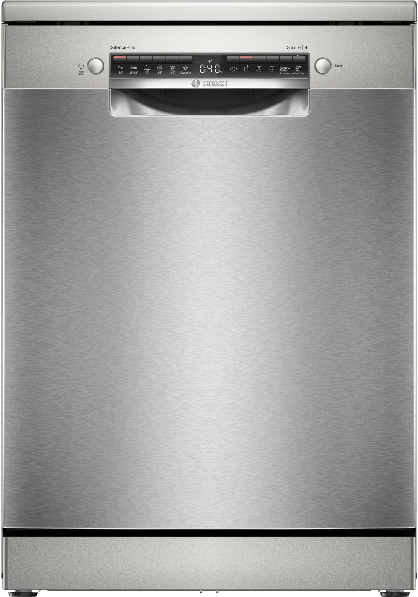 Lave vaisselle 60 cm BOSCH Connecté 13 couverts 44dB Gris SMS4ECI26E