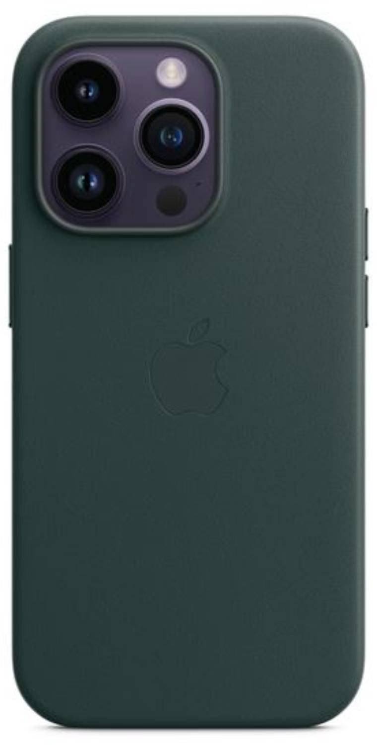 Coque iPhone APPLE 14 Pro cuir vert - MPPH3ZM/A