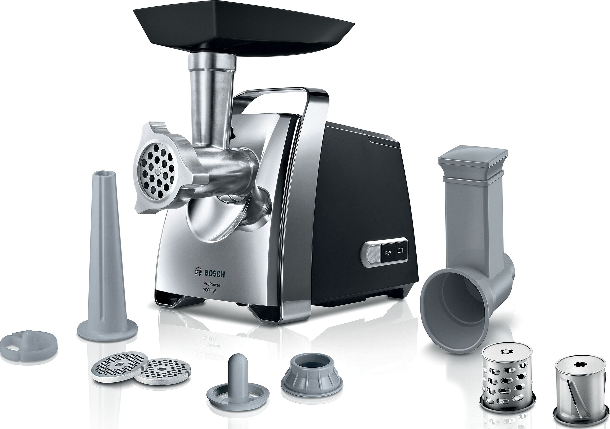 Hachoir BOSCH 2000W Noir MFW67440