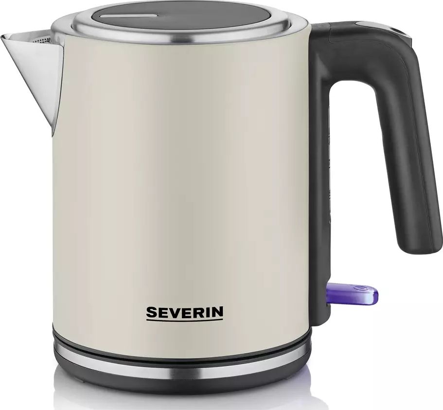 Bouilloire SEVERIN 1L 2400W Inox Laqué Beige WK9577