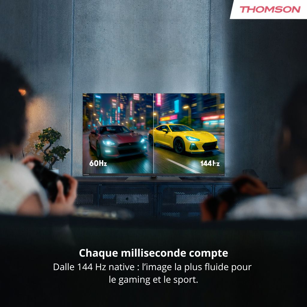 TV Mini LED 4K 164 cm THOMSON 75" 4K 144Hz Noir - 75MG7C15