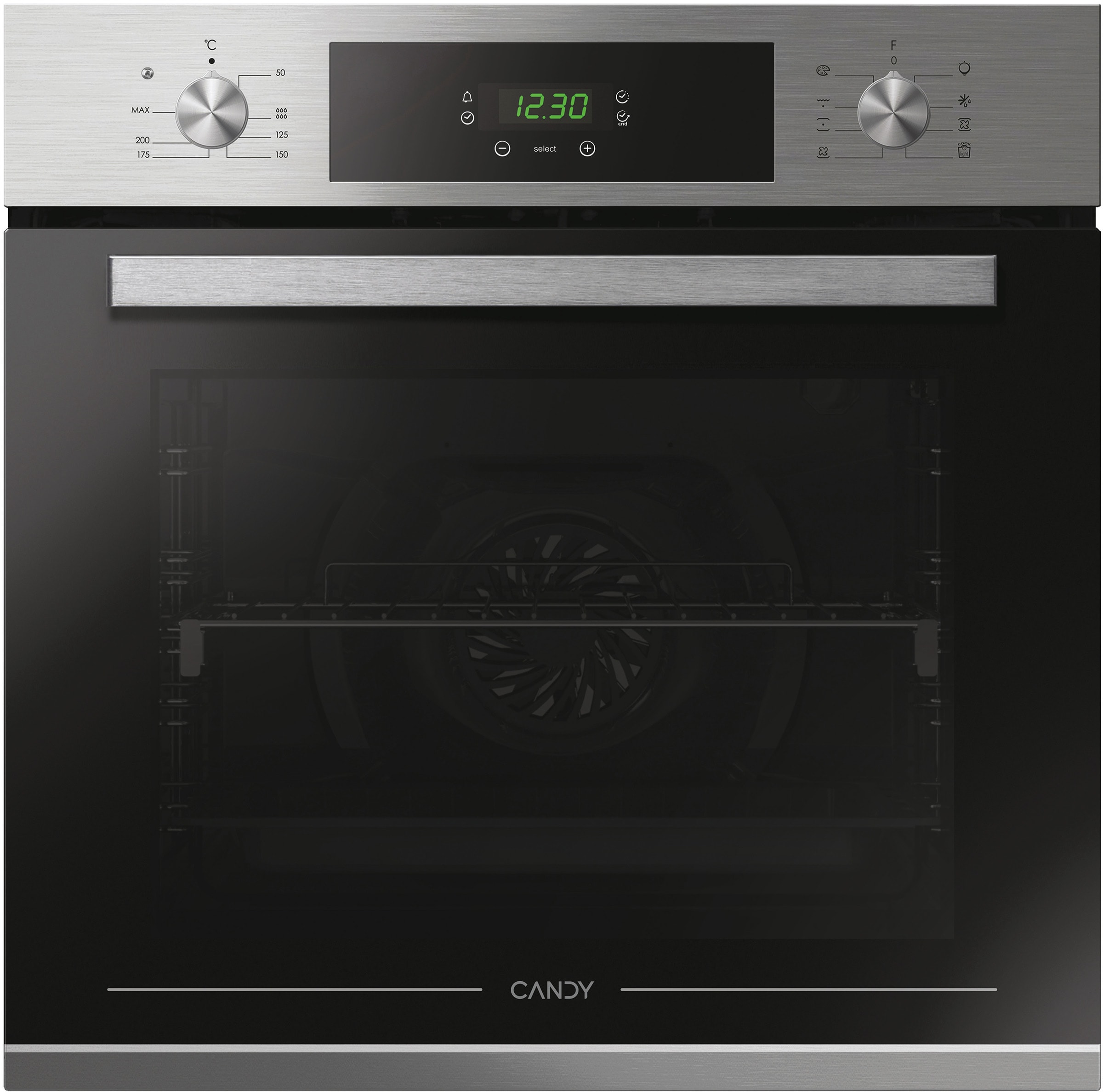 Four encastrable catalyse CANDY Chaleur tournante 65 L Inox FCM665XFR