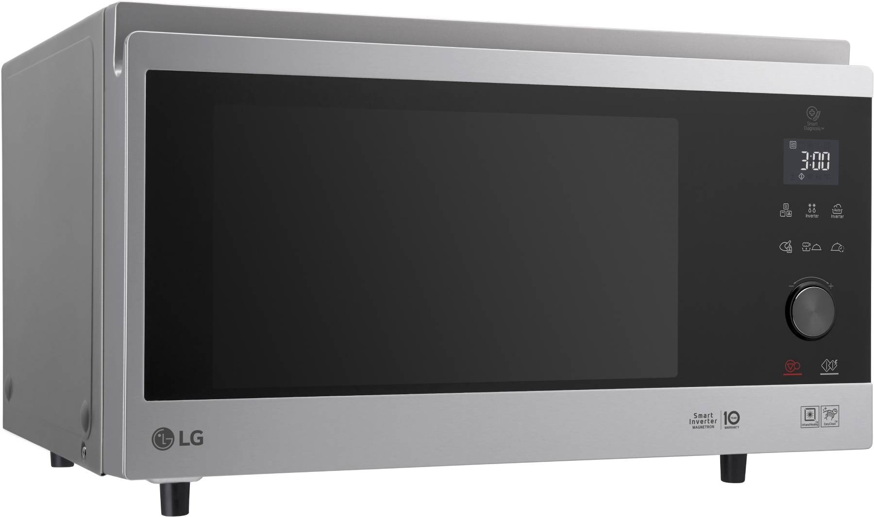 LG Micro ondes Combiné Multifonction 1100W 39L Gris - MJ3965ACS