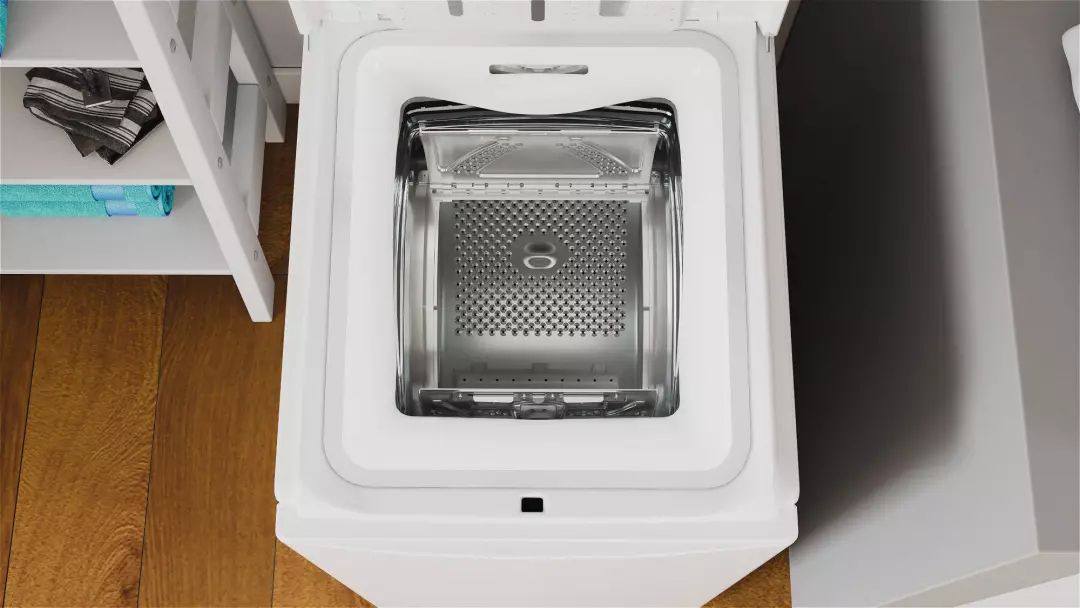 Lave linge Top INDESIT 6kg 1000trs/min Blanc - BTWL60400EUN