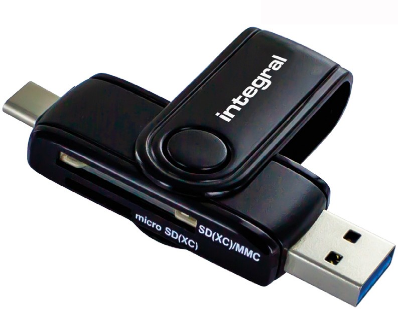 INTEGRAL Lecteur de carte mémoire   INCRUSB3.0ACSDMSD