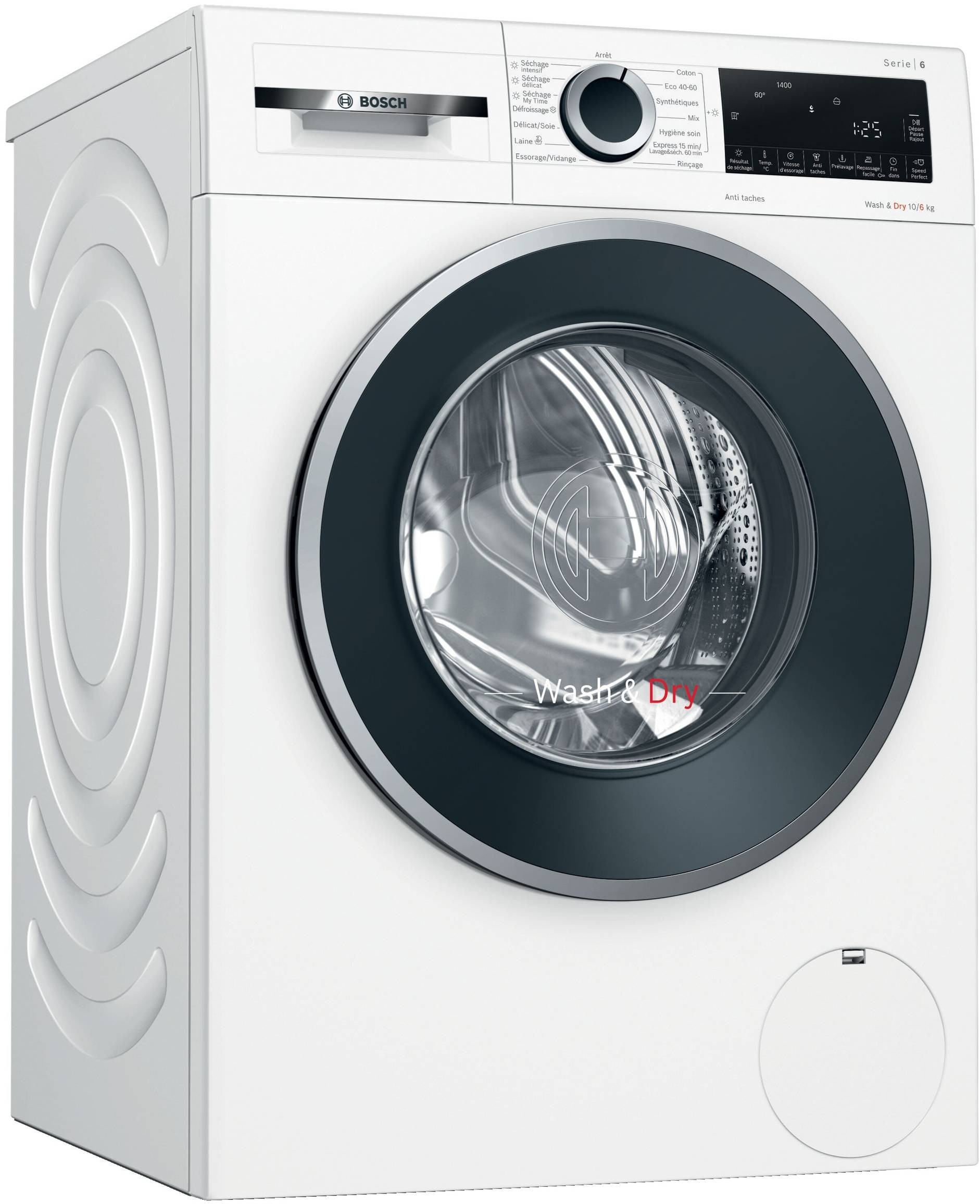 BOSCH Lave linge sechant Frontal Série 6 AutoDry 10kg WNG25400FF BOSCH Lave linge sechant Frontal Série 6 AutoDry 10kg WNG25400FF