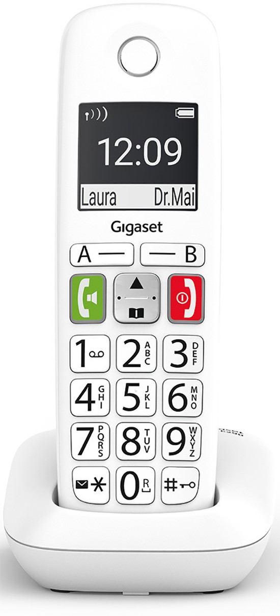 GIGASET Téléphone sans fil E290 - E290-BLANC