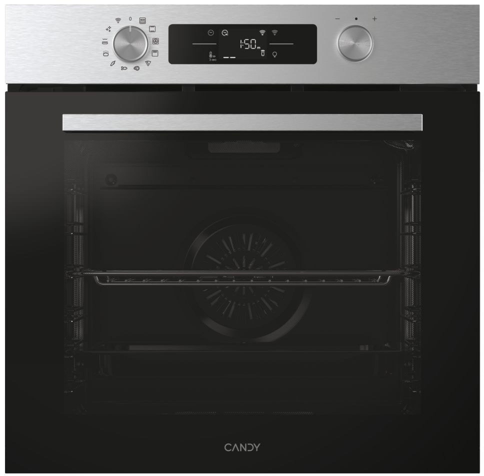 Four encastrable pyrolyse CANDY Chaleur tournante 78L Inox CA6N3B3YTX