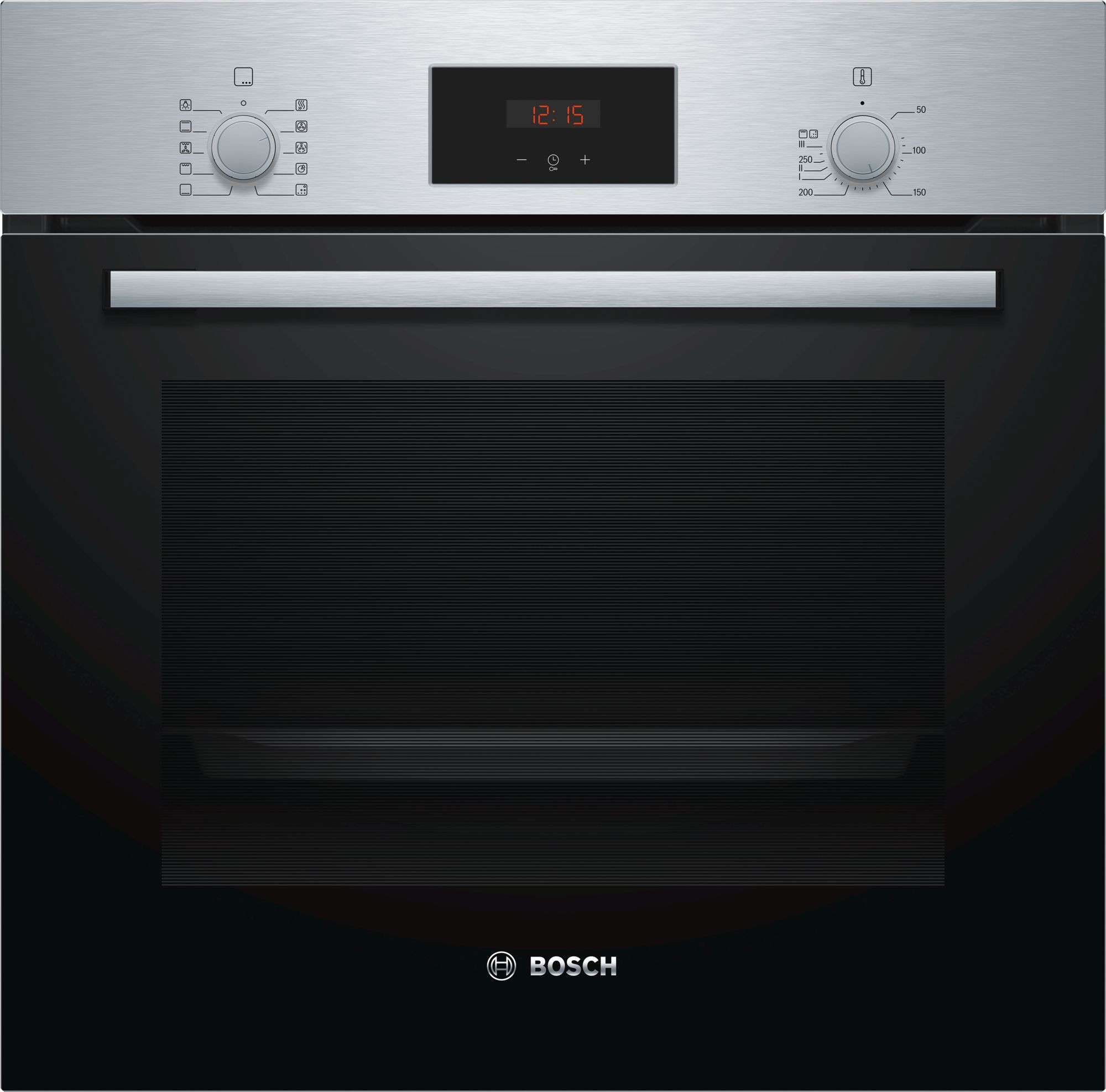 BOSCH Four encastrable EcoClean Série 2 Air pulsé 3D 66L Inox HBF154YS0 BOSCH Four encastrable EcoClean Série 2 Air pulsé 3D 66L Inox HBF154YS0