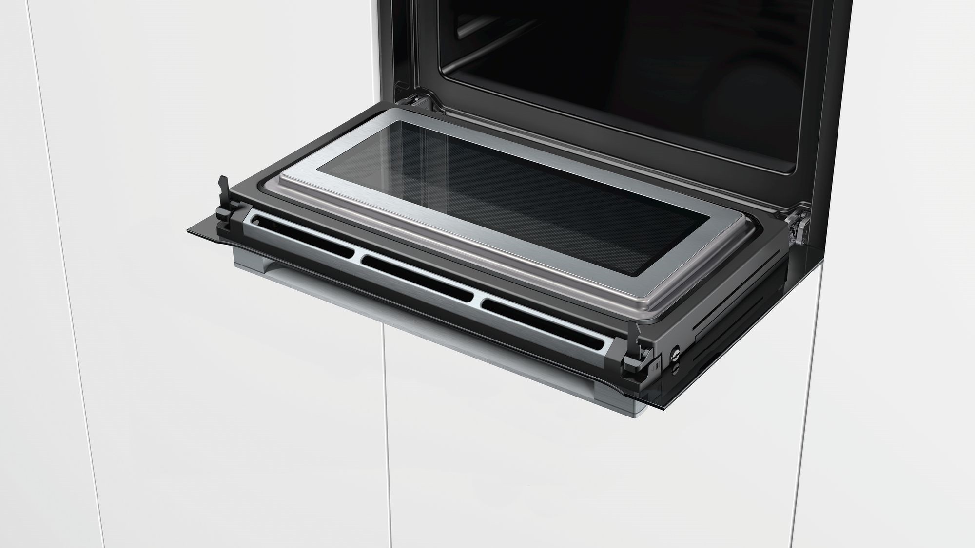 Four encastrable émail lisse BOSCH Hot Air 4D 45L Noir - CMG633BB1 Four encastrable émail lisse BOSCH Hot Air 4D 45L Noir - CMG633BB1