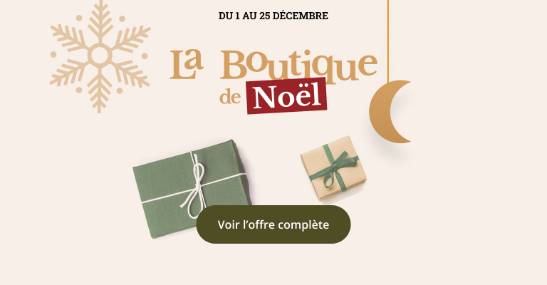 Découvrez la boutique de Noël 