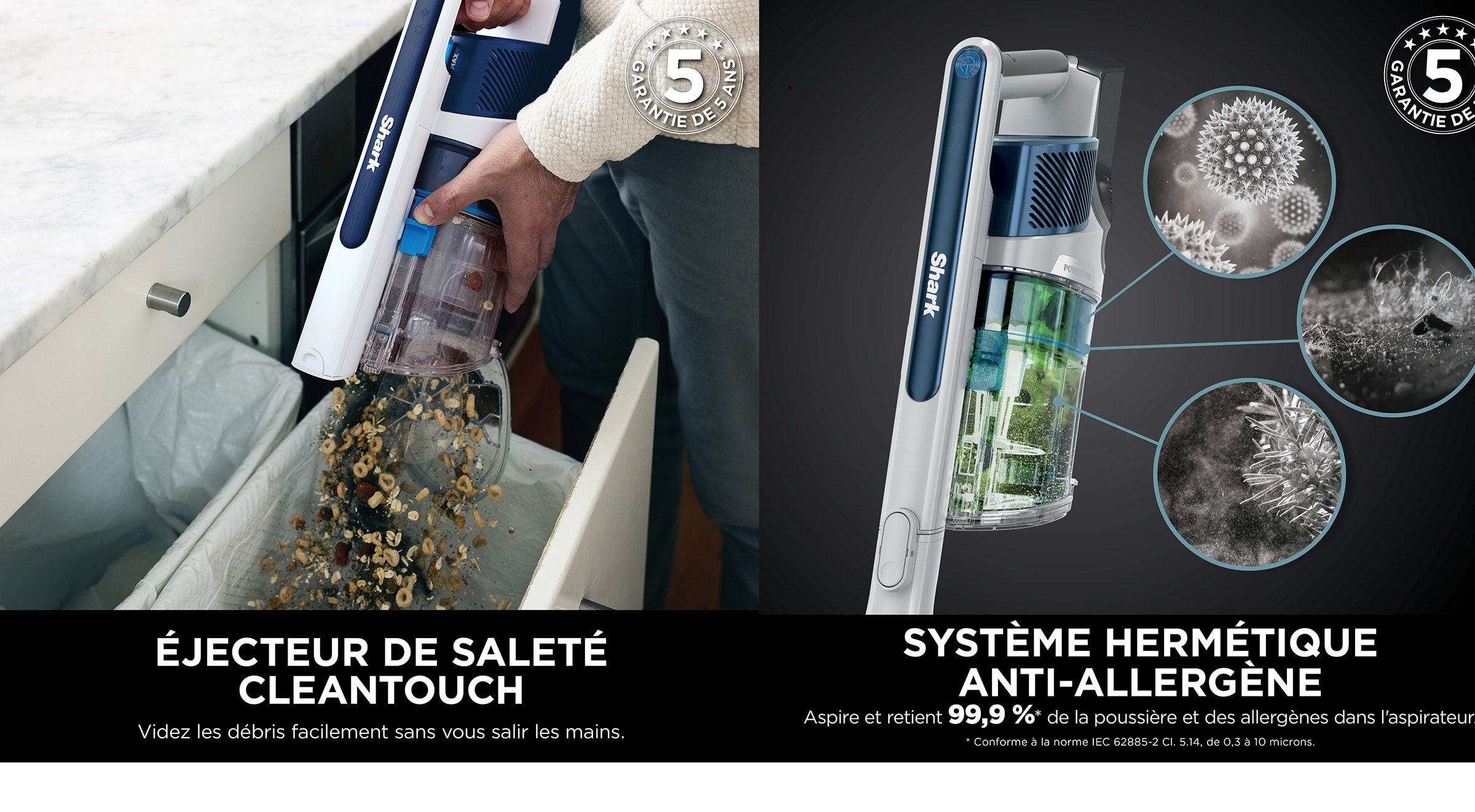 Aspirateur balai SHARK - IZ380EU Aspirateur balai SHARK - IZ380EU