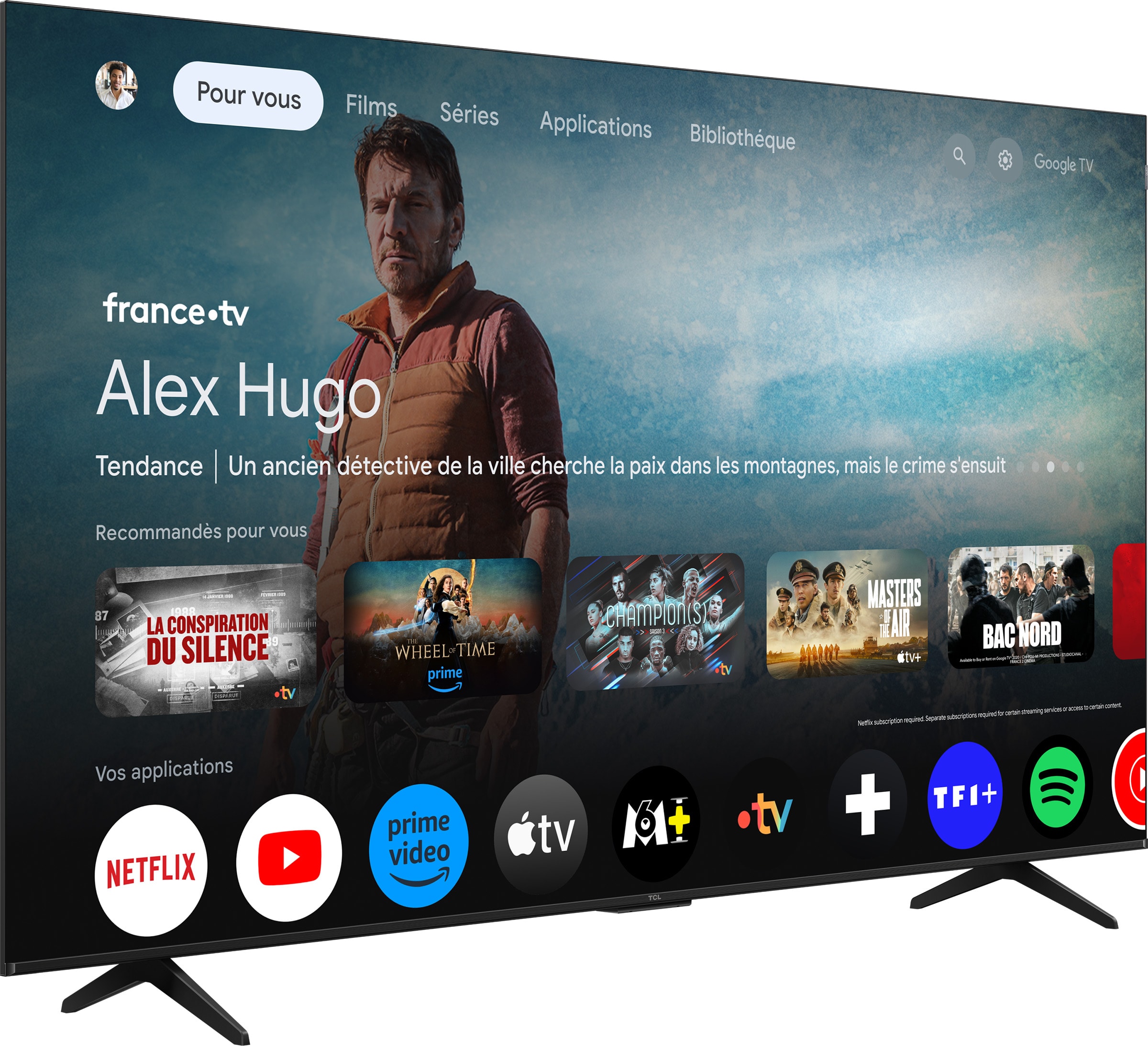 TV QLED 4K 189 cm TCL - 75P79K TV QLED 4K 189 cm TCL - 75P79K