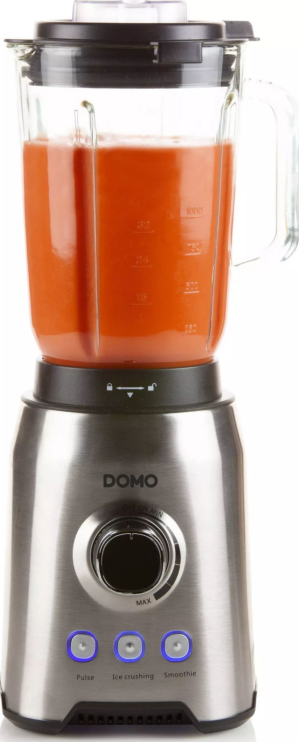Blender DOMO 1,5L 1000W Verre Gris - DO710BL