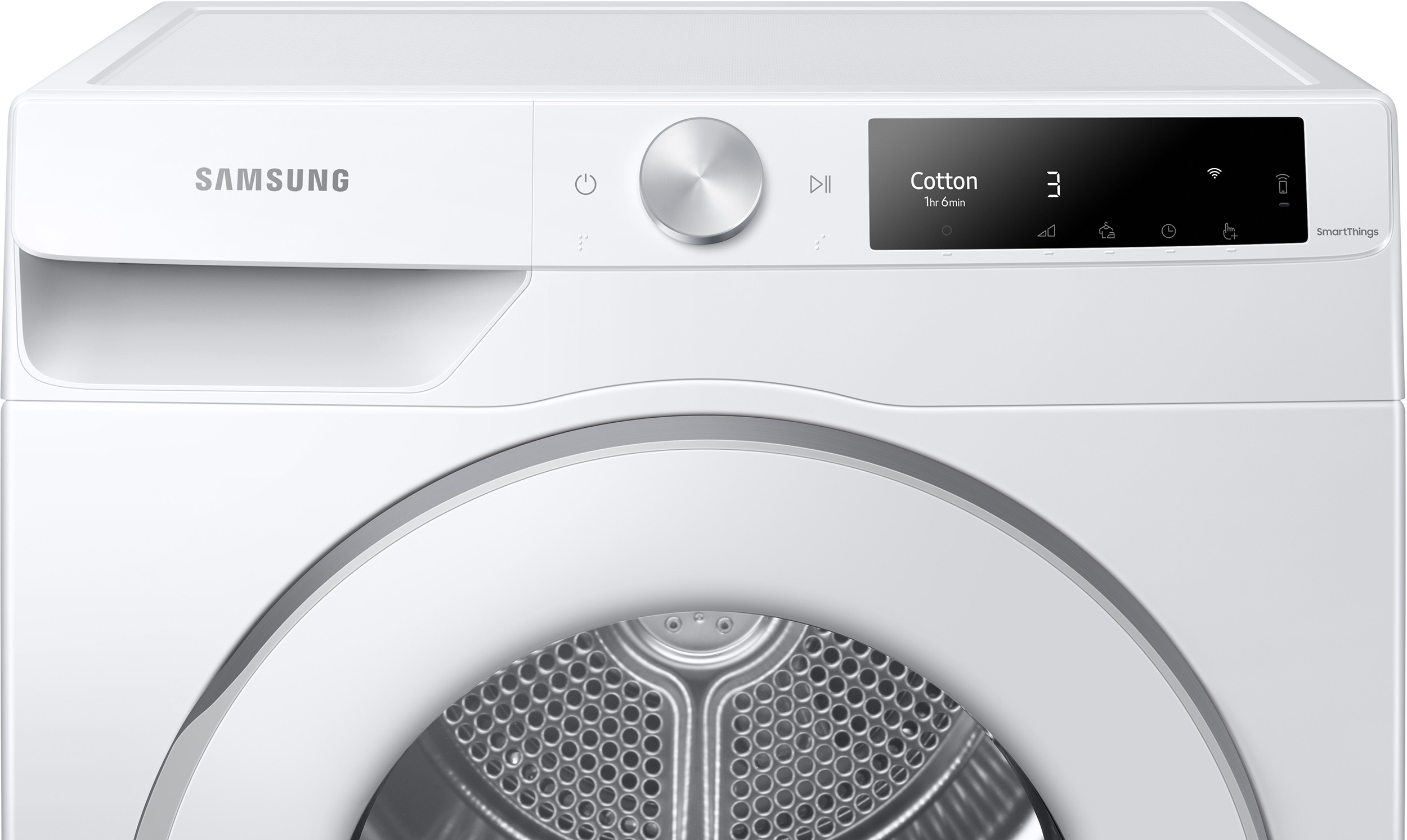 Sèche linge Condensation SAMSUNG QuickDry 65dB 9kg Blanc - DV90T6240HES3