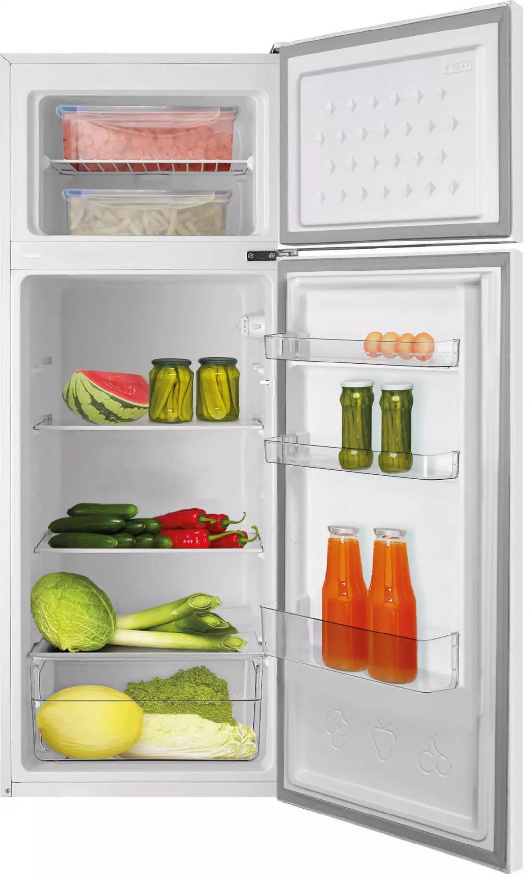 Réfrigérateur congélateur haut FAGOR 211L Froid statique Blanc - FF7212W