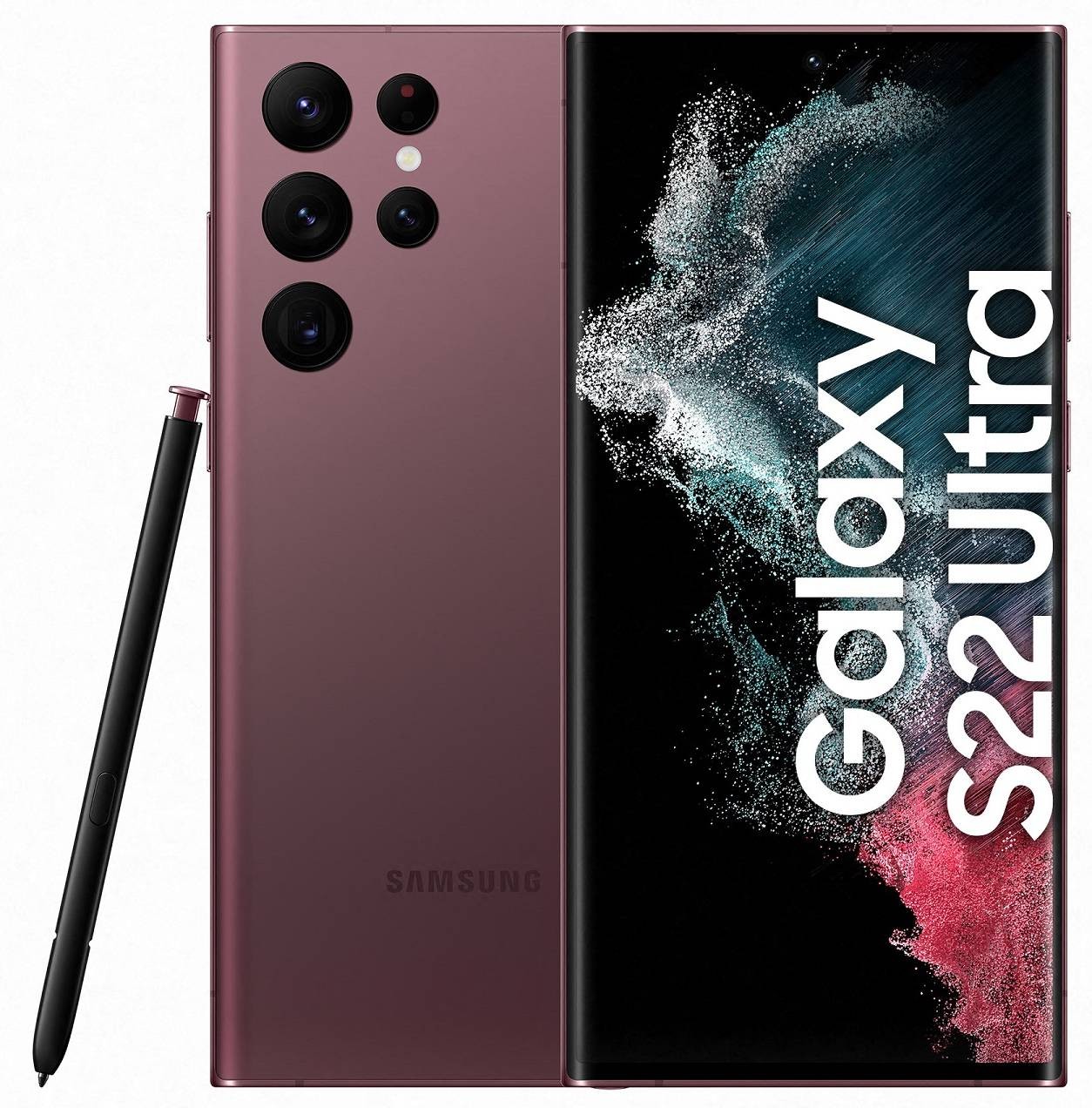 SAMSUNG Smartphone Galaxy S22 Ultra 128 Go Bordeaux - GALAXY-S22U-128BORD