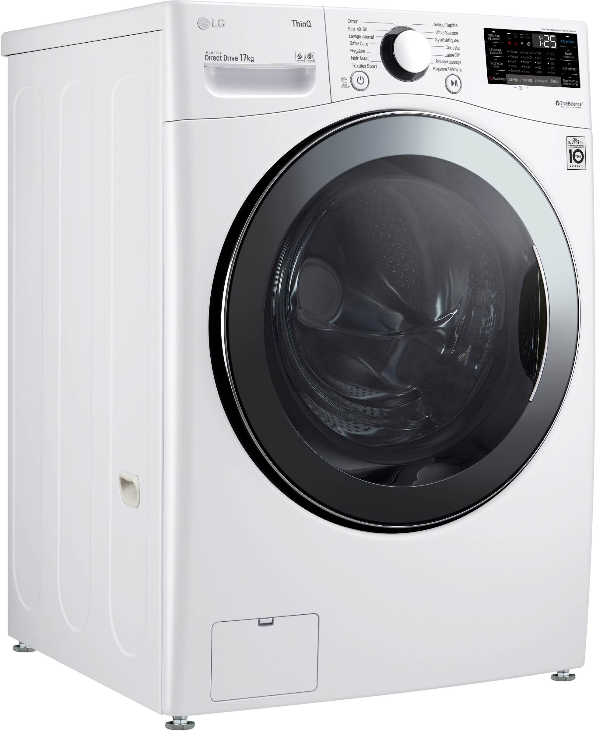 LG Lave linge Frontal 6 Motion Direct Drive Turbowash 17kg - F71P12WH