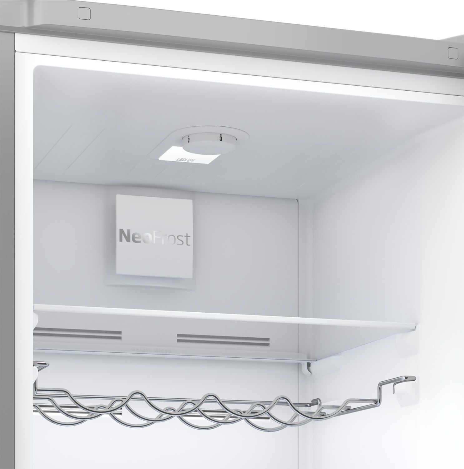 Réfrigérateur congélateur bas BEKO 324L No Frost Inox - RCNA366K40XBN