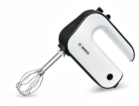 Batteur BOSCH 2 Fouets 2 Pétrins Inox 450W MFQ4020