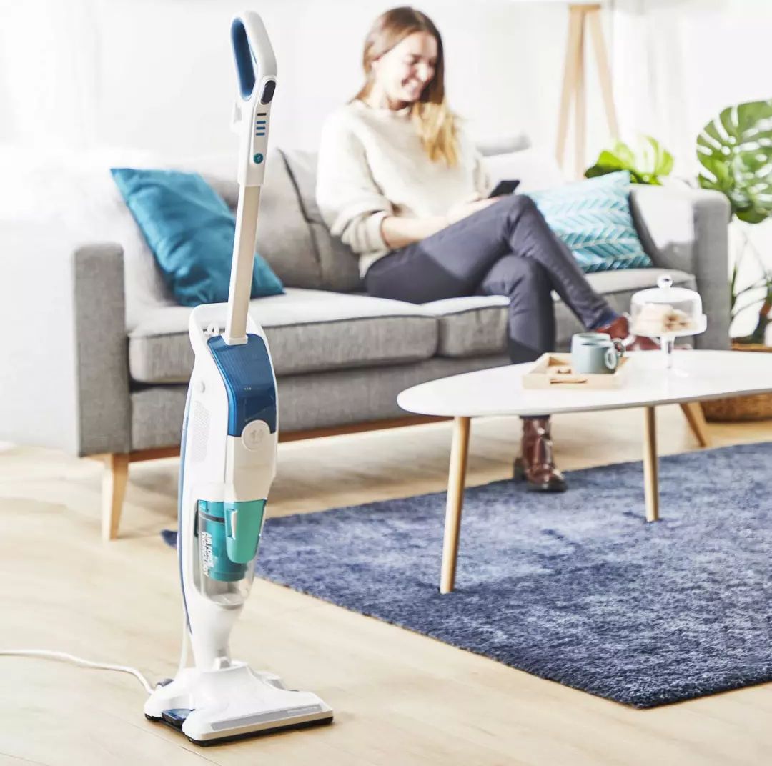 Aspirateur nettoyeur vapeur ROWENTA Accessoire tapis/moquettes Blanc Bleu - RY7777WH
