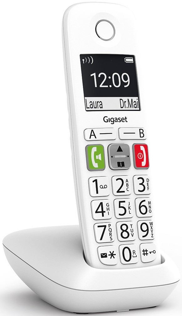 GIGASET Téléphone sans fil E290 - E290-BLANC