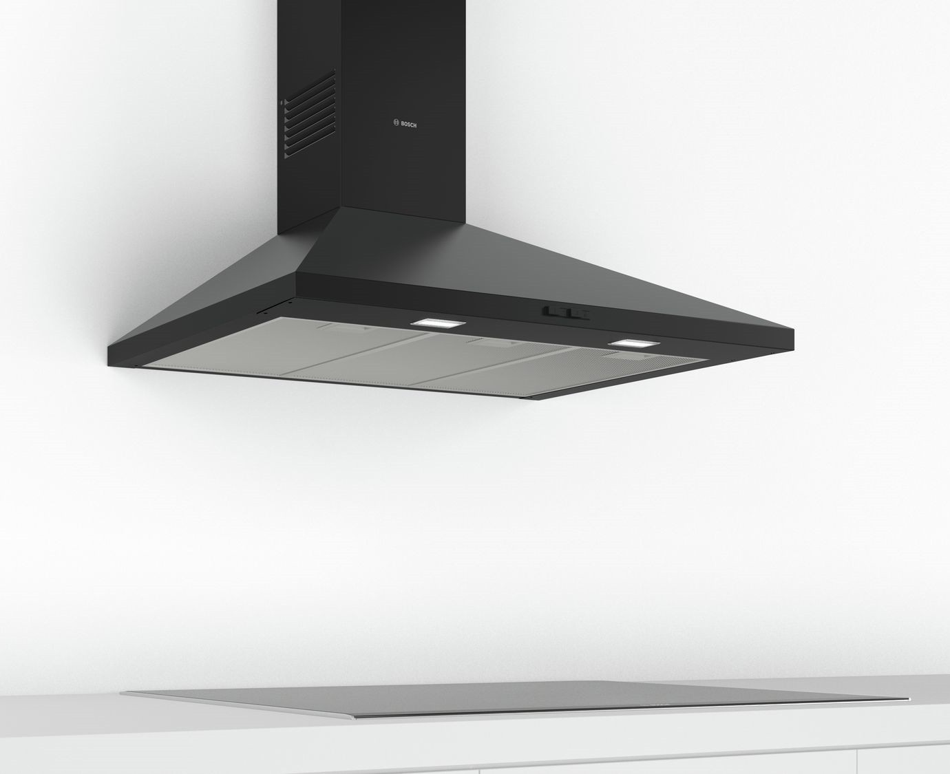 BOSCH Hotte decorative murale pyramide Série 2 65dB 90 cm Noir
