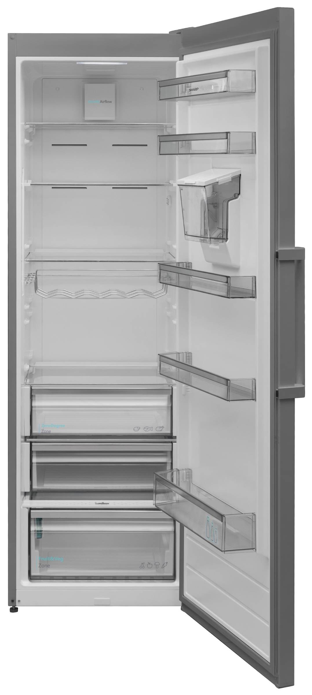 Réfrigérateur 1 porte SHARP Advanced No Frost 390L Inox - SJLC41CHDIE