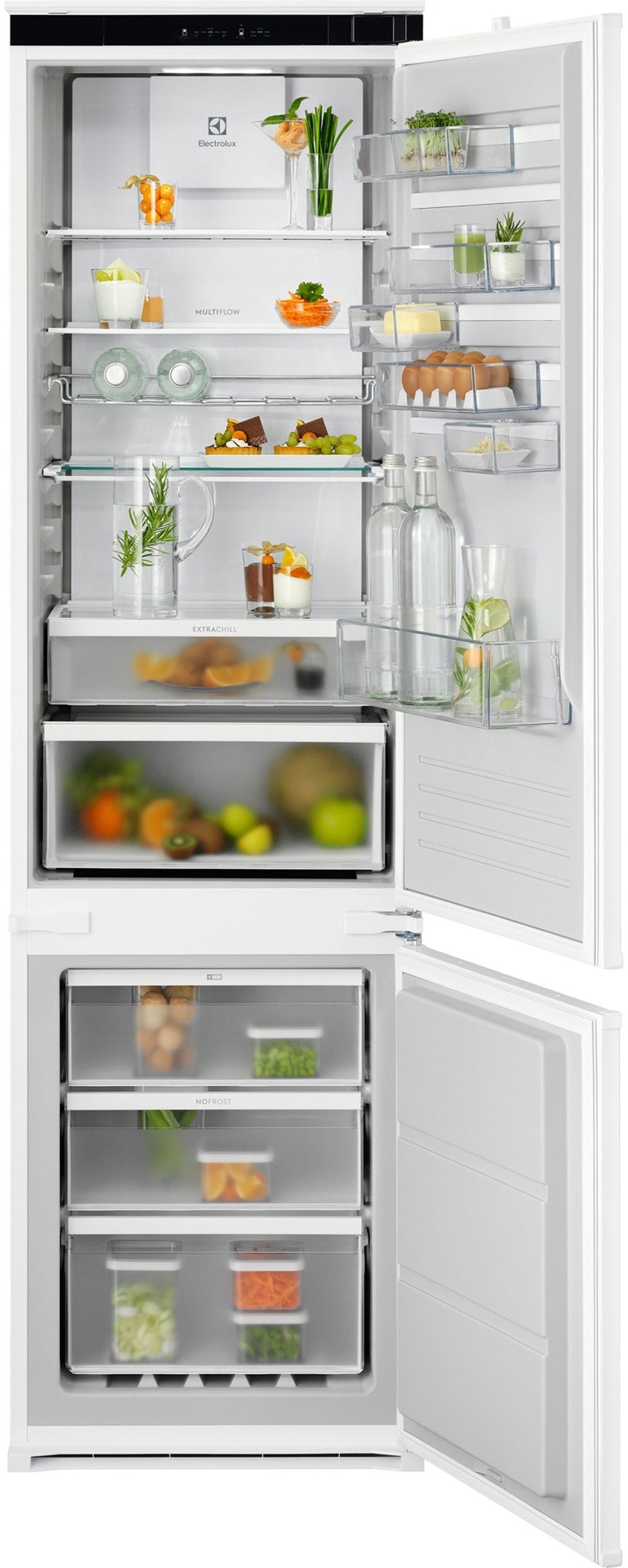 Réfrigérateur congélateur encastrable ELECTROLUX Série 600 Froid brassé 269L - ENT6ME19S Réfrigérateur congélateur encastrable ELECTROLUX Série 600 Froid brassé 269L - ENT6ME19S