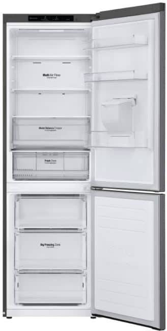 LG Réfrigérateur congélateur bas Door Cooling+ 340L Inox - GBF61PZJEN