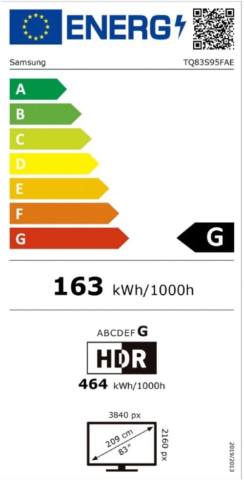 TV OLED 4K 209 cm SAMSUNG - TQ83S95F TV OLED 4K 209 cm SAMSUNG - TQ83S95F