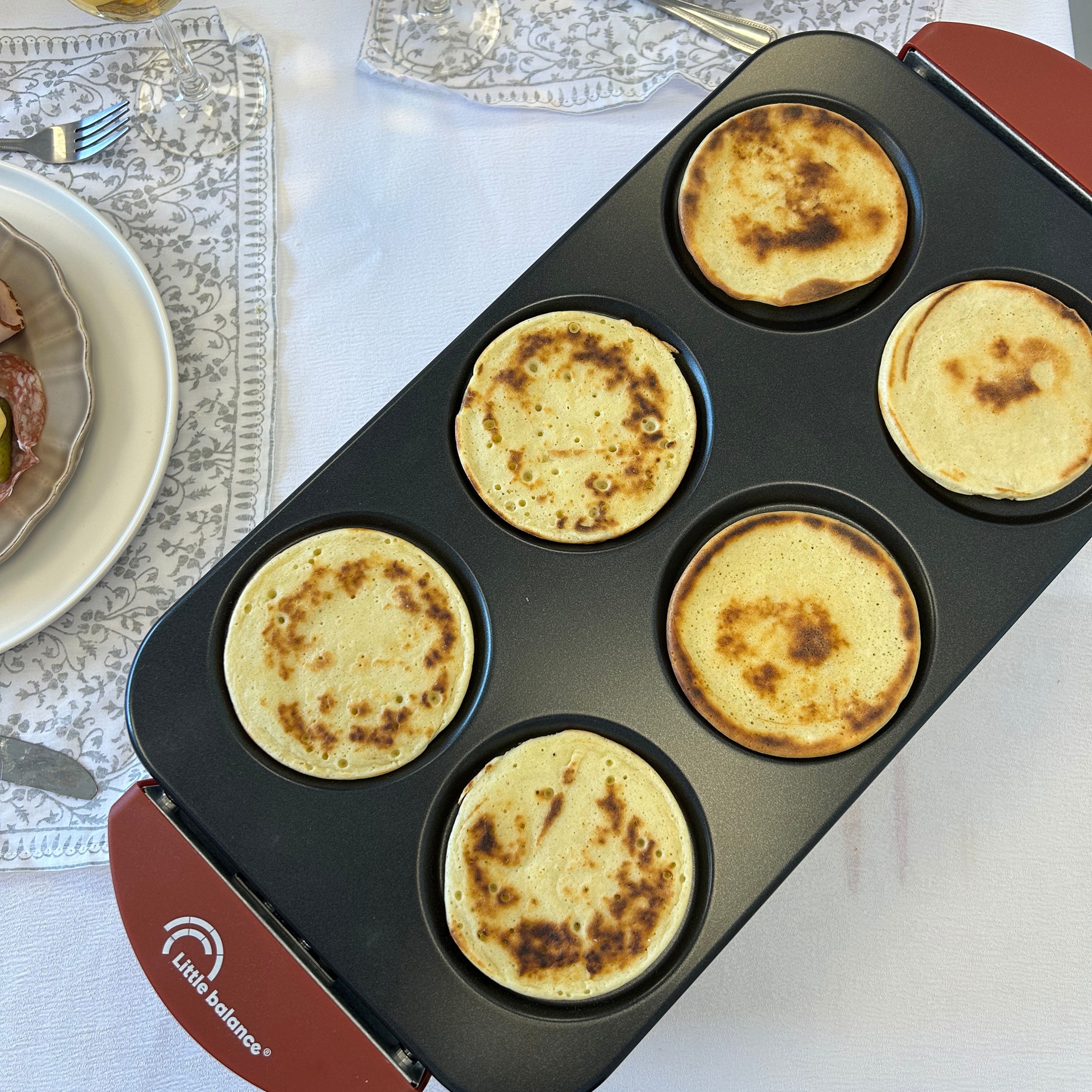 Raclette Multifonction LITTLE BALANCE 8 personnes 1500W Piment - 8952