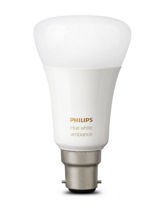 PHILIPS HUE Lumière connectée White Ambiance Pack B22 x2