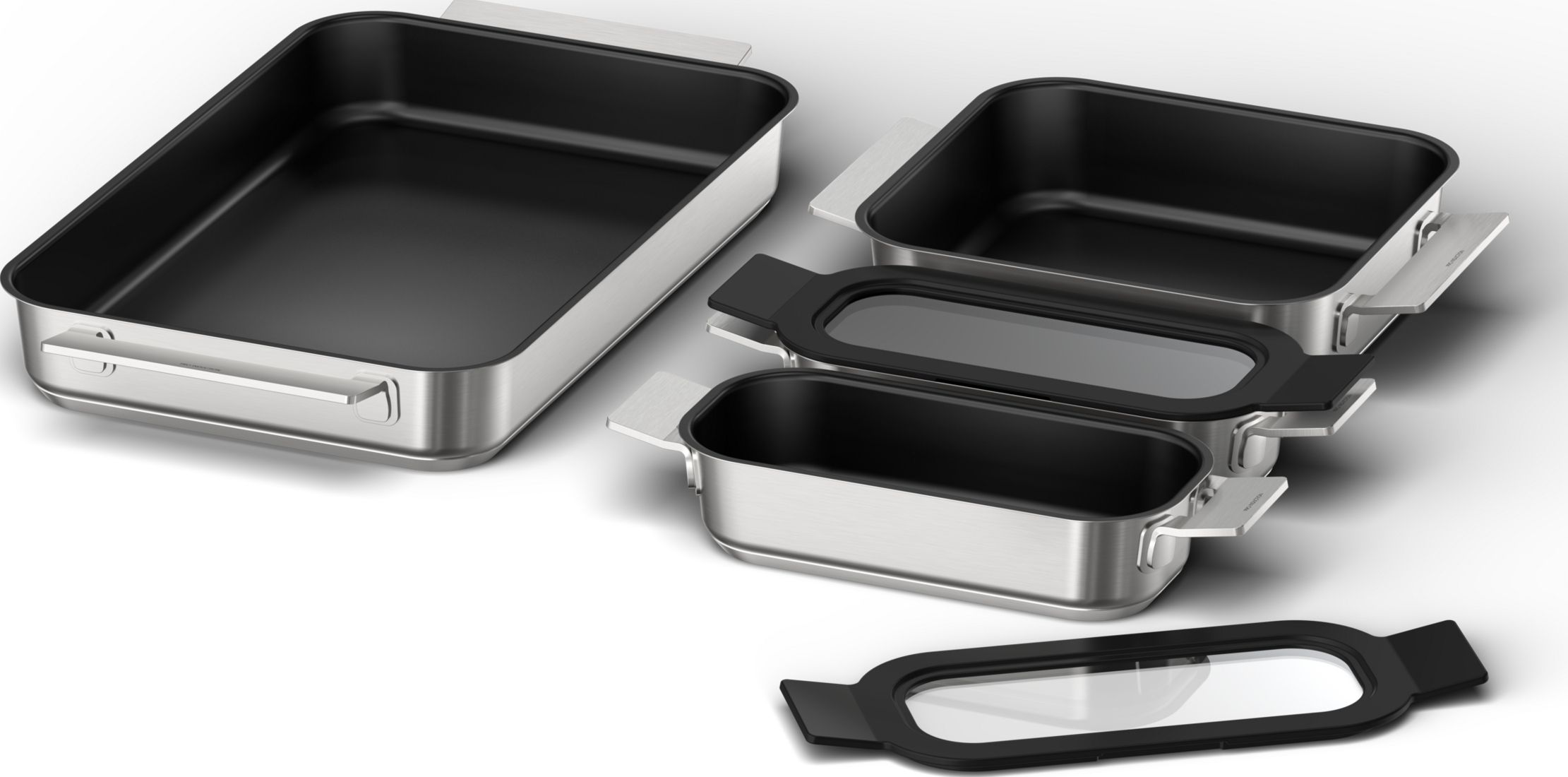 Ensemble de plats NEFF Induction 4 pièces Inox - Z9404FF0