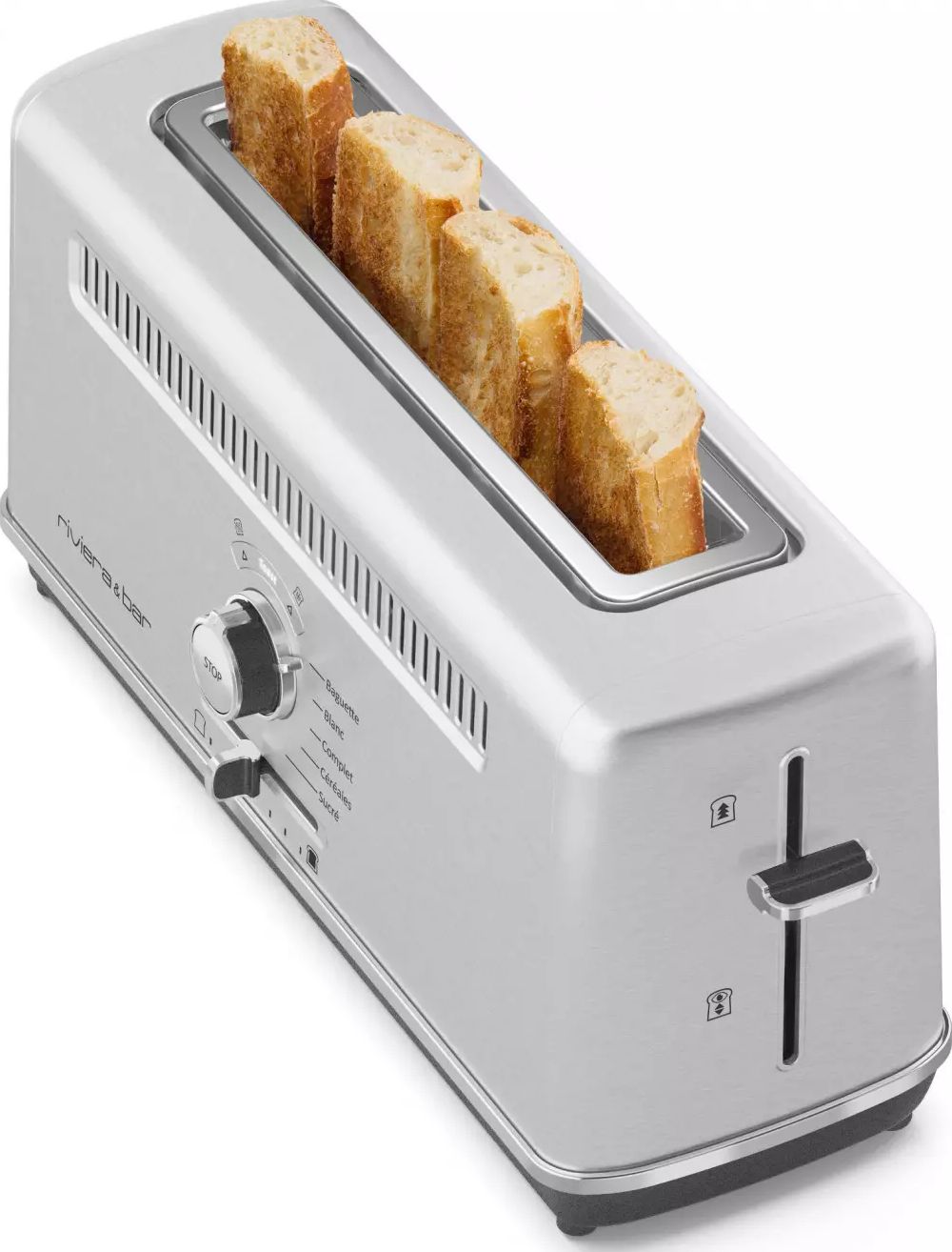 Grille pain RIVIERA & BAR 1 fente 1010W Inox - QGP660