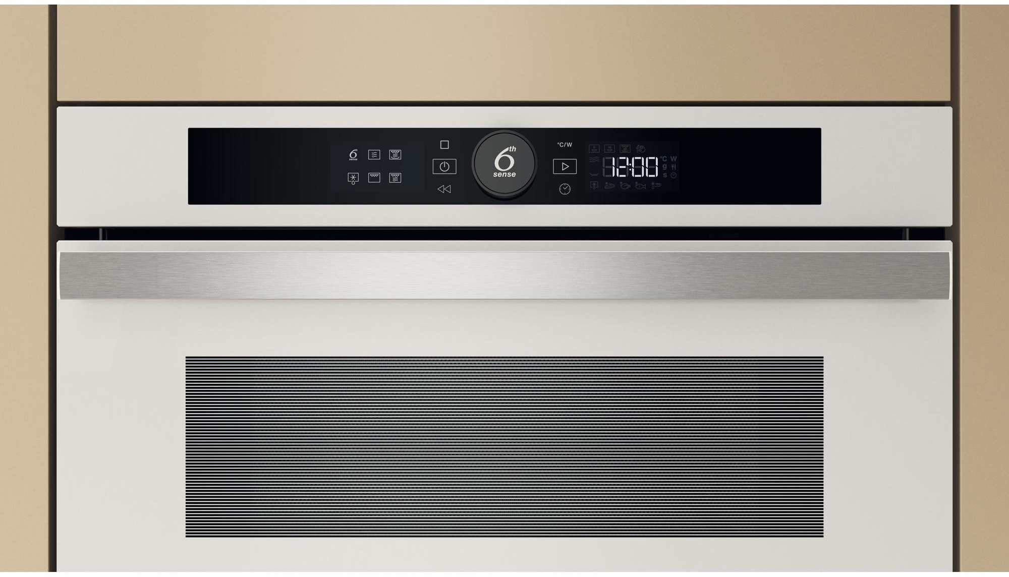 Micro ondes Grill Encastrable WHIRLPOOL , 1000W, 31L, Verre blanc  - WMD44MWF