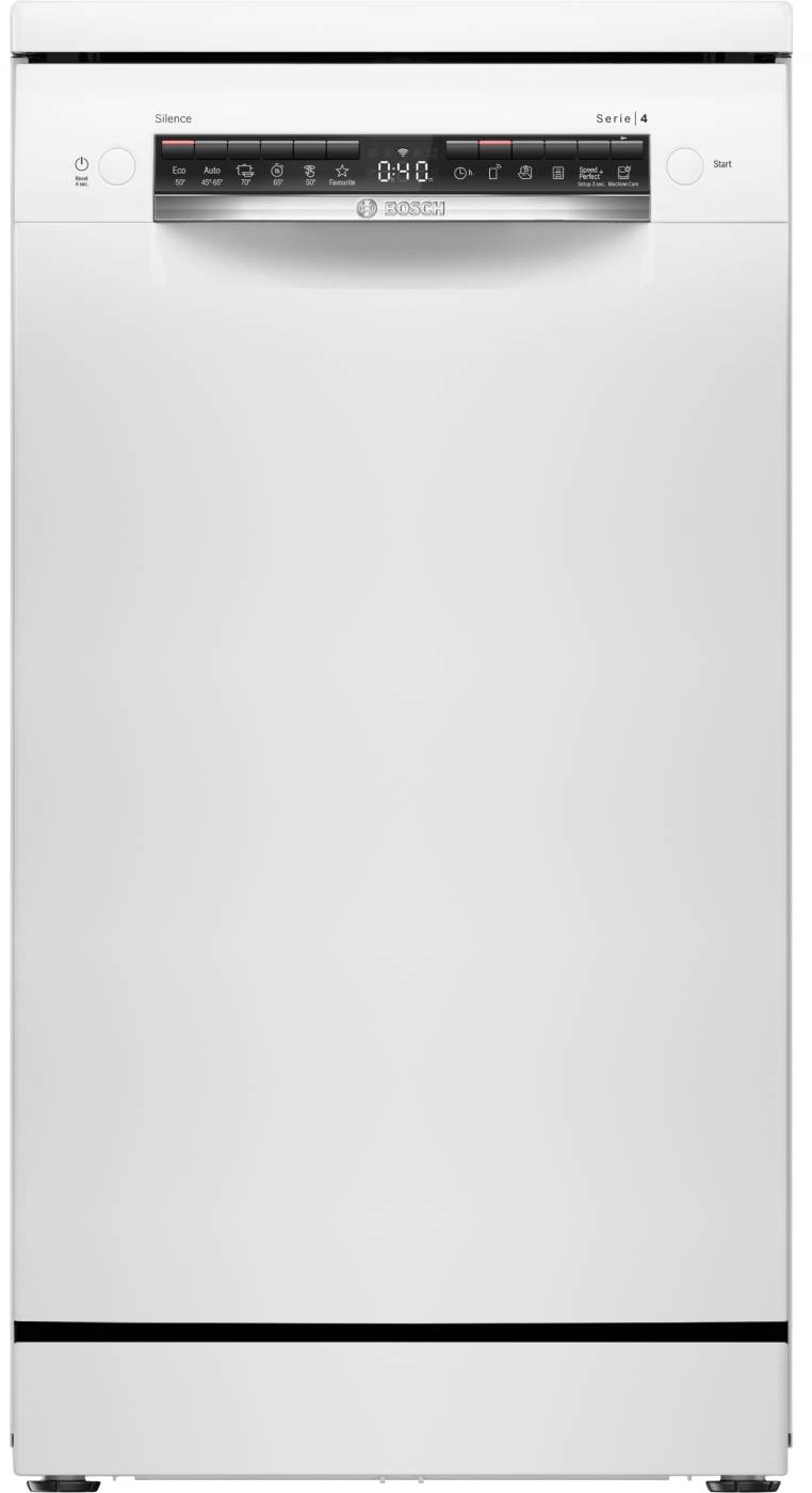 Lave vaisselle 45 cm BOSCH 10 couverts 45dB Blanc SPS4EMW61E