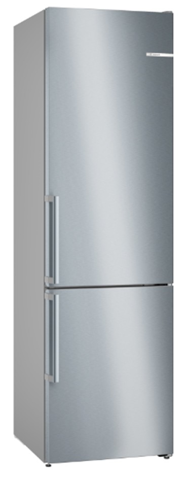 BOSCH Réfrigérateur congélateur bas Série 6 No Frost 363L Inox  KGN39AIAT