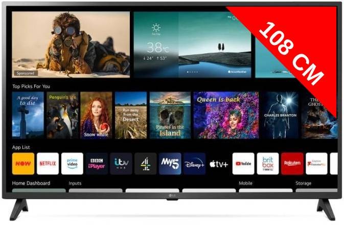 TV LED 4K 108 cm LG - 43UP751C TV LED 4K 108 cm LG - 43UP751C