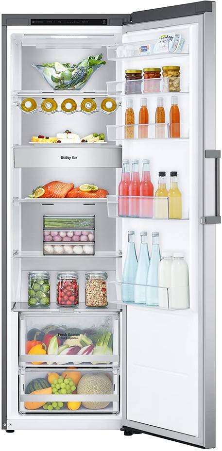 LG Réfrigérateur 1 porte Total No Frost Door cooling 386L Inox - GLT71PZCSE