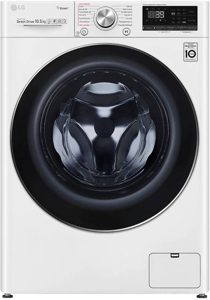 LG Lave linge Frontal AI Direct Drive 10kg F14V71WSTA LG Lave linge Frontal AI Direct Drive 10kg F14V71WSTA