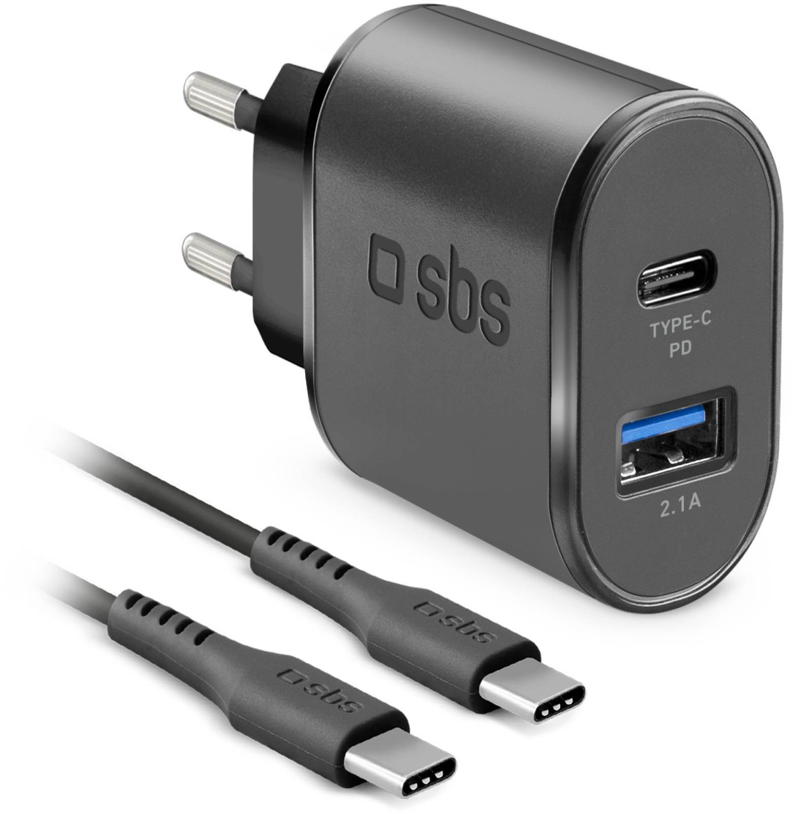 Chargeur secteur SBS  CHARG-TYPEC-USBACABL