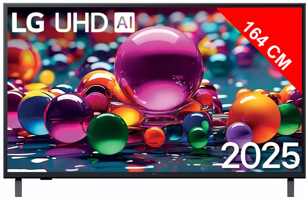 TV LED 4K 164 cm LG 65" 4K 60Hz Noir 65UA75006LA