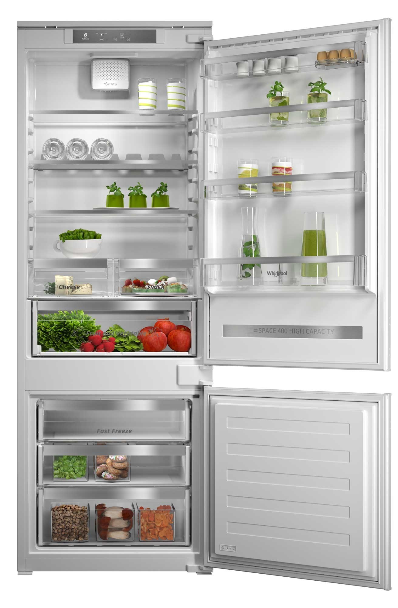 WHIRLPOOL Réfrigérateur congélateur encastrable   SP408001