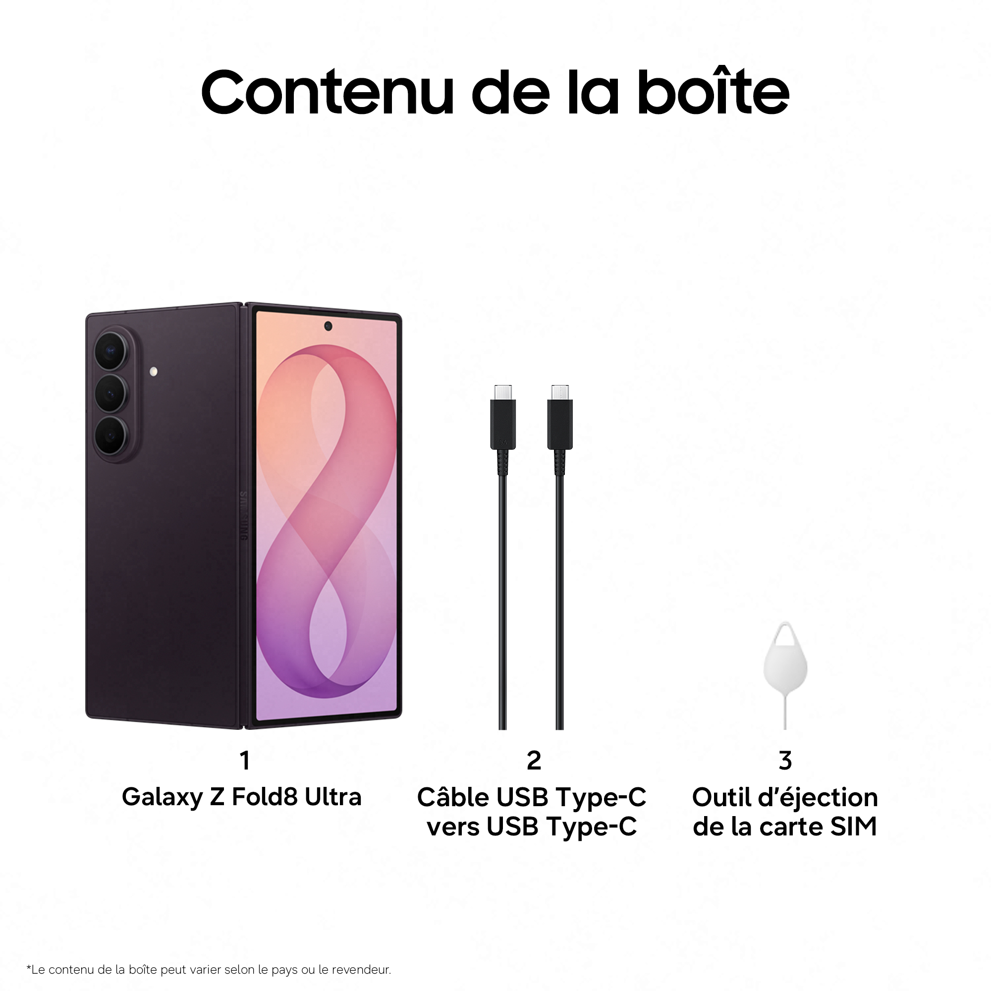 Samsung Galaxy Z Fold 8 Ultra 256Go Techno Violet SAMSUNG  - SM-F976BZVBEUB