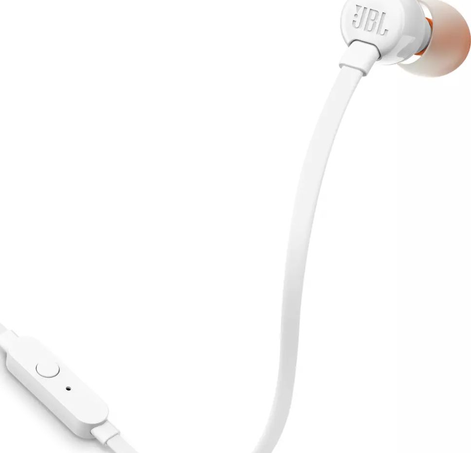 Ecouteurs JBL Filaire Pure Bass Micro Blanc TUNE110EBLANC