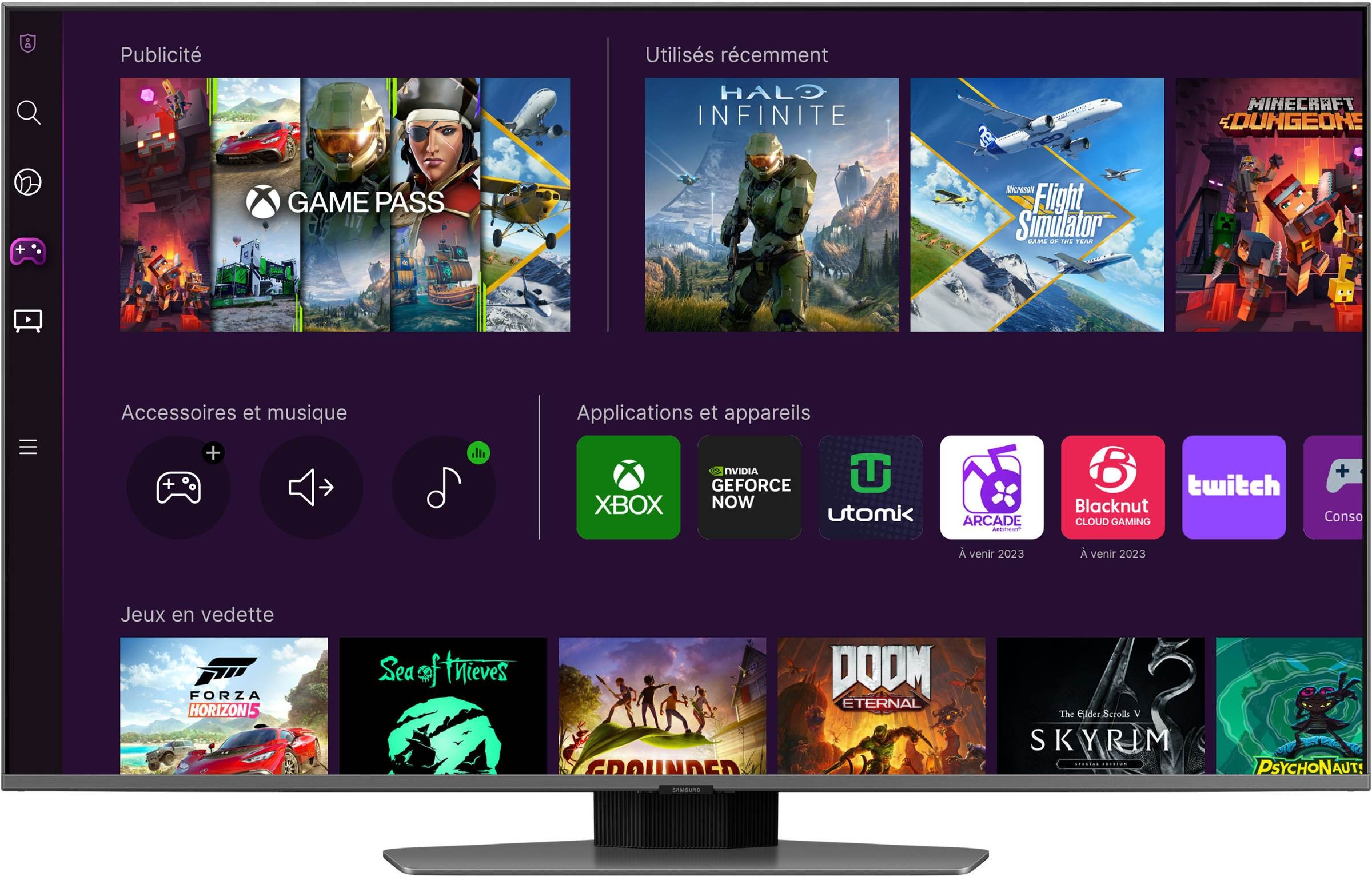 TV QLED 4K 189 cm SAMSUNG 100 Hz Dolby Atmos 75" - TQ75Q80C TV QLED 4K 189 cm SAMSUNG 100 Hz Dolby Atmos 75" - TQ75Q80C