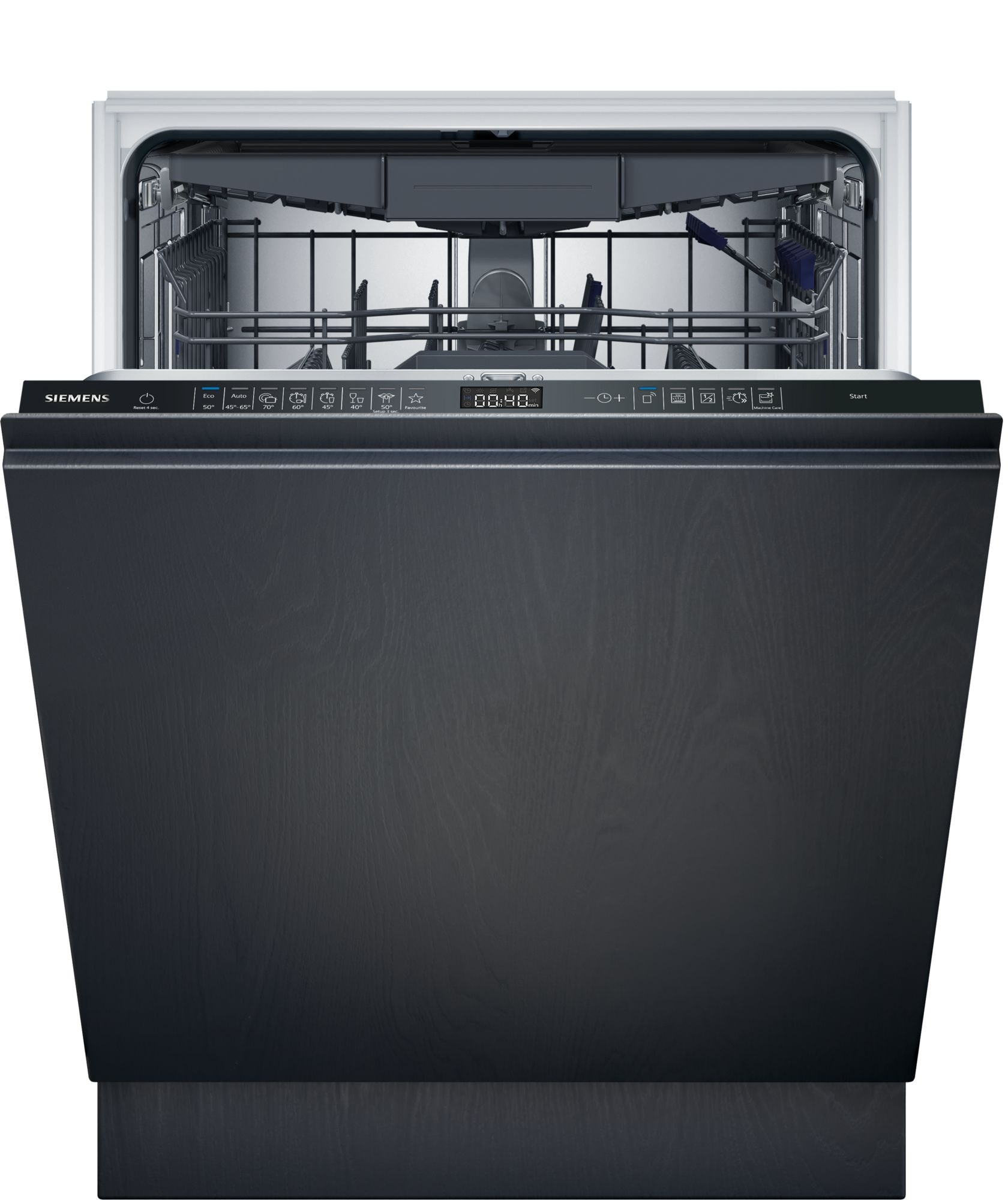 Lave vaisselle tout integrable 60 cm SIEMENS Home Connect autoOpen dry 42 dB 14 couverts SN75EX13CE